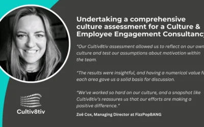 How a Cultiv8tiv assessment helped  FizzPopBANG better understand their strong internal culture